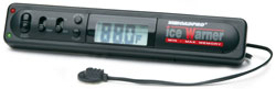 Indoor/Outdoor Electronic Thermometer with Ice Alert and Clock