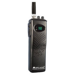 Midland 40 Channel Portable Hand-Held CB Radio/Transceiver - 7 W