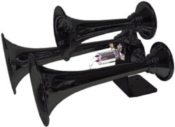 El Loco Triple Train Air Horn - Black