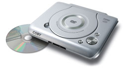 12 Volt Ultra Slim/Compact DVD Player with Car Kit and Remote