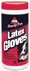 American Grease StickHandyCan(TM) Latex Gloves - 40 Count Canist