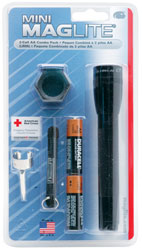 Mini Maglite(R) 2 "AA" Cell Combo Pack with Wrist Strap