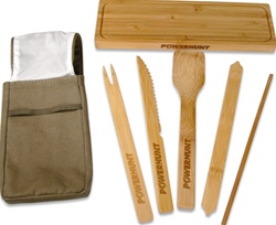 PNP-491 Bamboo Utensil Kit - Accessories