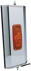 RoadPro 16" x 7" "Lighted" Rectangular West Coast Mirror