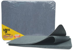 18" x 24" Rubber Backed Carpet Mats - 5-Pack Value Pack