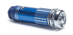 12-Volt Mini Air Purifier/Ionizer - Blue Finish