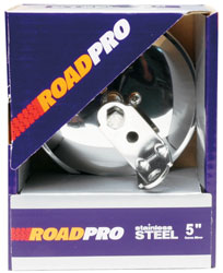 RoadPro 5" Stainless Steel Adjustable Convex Mirrors Center Stud