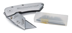 RoadPro Folding Utility Knife with 5-Pack of Blades