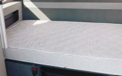 38" x 79" Luxury Truck Bunk Mattress - Hypo-Allergenic