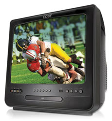 13" CRT Color TV/DVD Player with ATSC/NTSC DigitalTuner & Remote