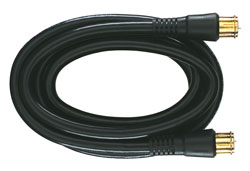 RCA 6' Coaxial Cable with RG6 Connectors - Black