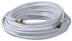 RCA 25' Coaxial Cable with RG6 Connectors - White