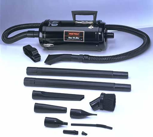 Vacuuming your car is a breeze with Vac �N Blo�. HRS-83BA