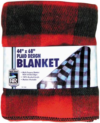 Plaid Throw Blanket size 44" x 68"