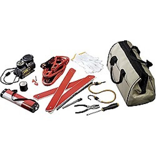 Emergency Road Kit in Canvas Bag - 11 Pcs Kit